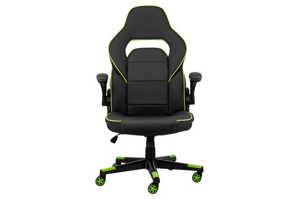 2E Gaming Ігрове крісло HEBI Black/Green (2E-GC-HEB-BK)