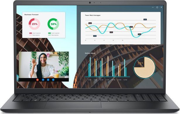 Ноутбук Dell Vostro 3530 15.6" FHD AG, Intel i3-1305U, 8GB, F512GB, UMA, Win11P, чорний (N0094PVNB3530UA_W11P) [100521]