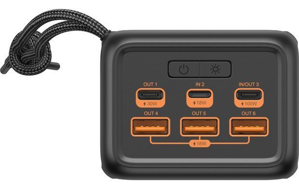 Універсальна мобільна батарея Sandberg Powerbank 50000mAh, USB-C PD 130W, Black (420-75) [613960]