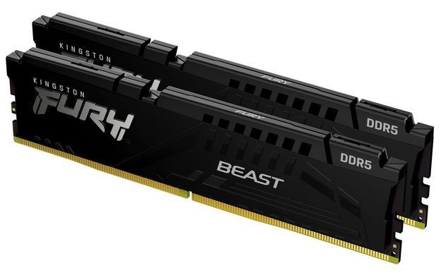 Пам'ять ПК Kingston DDR5 64GB KIT (32GBx2) 5600 FURY Beast (KF556C40BB2K2-64) [108071]