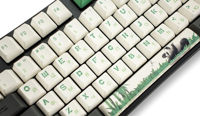 Клавіатура механічна Varmilo APT108 Panda R2, Daisy L, WL/USB-A, White Led (A93A029F9A5A17A007) [110339]