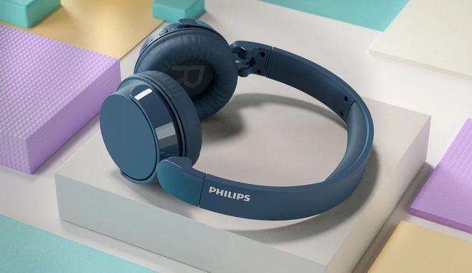 Навушники On-ear Philips TAH4209 BT 5.3, Wireless, Mic, Синій (TAH4209BL/00) [107439]