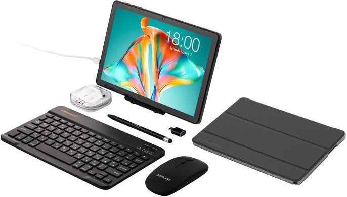 Планшет Teclast P30T KIT 10,1" 4ГБ, 128ГБ, 6000мА&bull;год, Android, сірий (6940709688342) [114337]