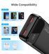 УМБ Choetech 20000mAh 22.5W PD,QC3.0 2USB-A+USB-C In/Out Black (B729-ACBK) [405428], фото 4