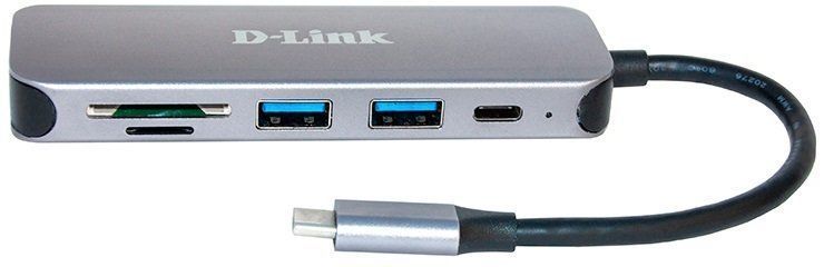 USB-Концентратор D-Link 3xUSB3.0, 1xUSB-C, 1xHDMI, USB-C (DUB-2333) [108806]