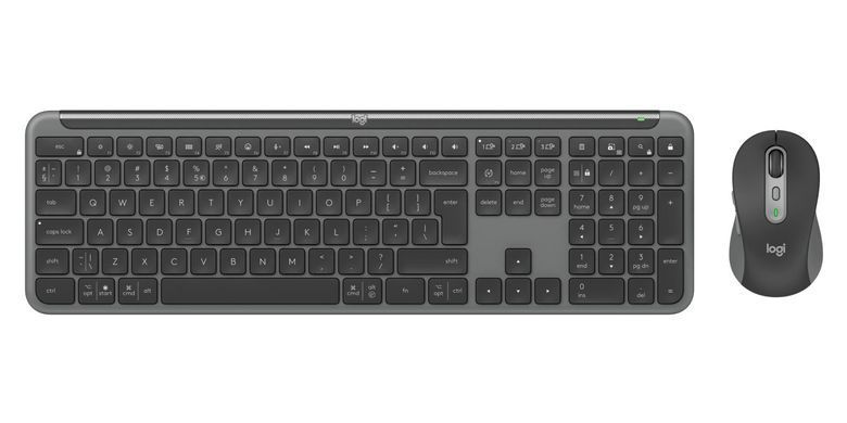 Комплект (клавіатура, миша) бездротовий Logitech Signature Slim Combo MK950 for Business Graphite (920-012508) [500498]