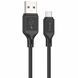 Кабель HOCO X90 Cool silicone charging data cable for Micro Black (6931474788429) [802388], фото 1