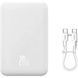 Зовнішній акумулятор Baseus Magnetic Mini Wireless Fast Charge Power Bank 10000mAh 20W White (PPCX070002) [805552], фото 8
