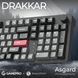 Клавіатура бездротова GamePro Asgard Drakkar Keychron Super Red Switch Black (MK305BK) [616474], фото 6