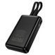 Зовнішній акумулятор HOCO J162A Full power 22.5W+PD20W fully compatible power bank with two cables(20000mAh) Black (6942007663083) [806398], фото 7