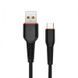Кабель SkyDolphin S54T Soft USB - USB Type-C (M/M), 1 м, Black (SDUSB-000430) [604251], фото 1