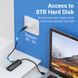 USB-хаб Vention USB-C to USB 3.0*3/RJ45/Micro-B HUB 0.15M Black ABS Type (TGPBB) [802757], фото 4