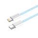 Кабель ColorWay Lightning + USB Type-C (M/M), 3.0 А, 1 м, Blue (CW-CBPDCL061-BL) [604167], фото 3