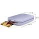 Фотодрукарка портативна HP Sprocket Purple (2"x3",313x400dpi,Zink, 64MB,Bluetooth, колір фіолетовий) (HPISPPR) [401715], фото 3