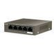 Комутатор TENDA 4xFE PoE, 1xFE Uplink (TEF1105P-4-63W) [104882], фото 4
