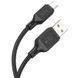 Кабель HOCO X90 Cool silicone charging data cable for Micro Black (6931474788429) [802388], фото 3