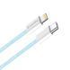 Кабель ColorWay Lightning + USB Type-C (M/M), 3.0 А, 1 м, Blue (CW-CBPDCL061-BL) [604167], фото 5