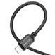 Кабель BOROFONE BX87 Sharp charging data cable for iP(unpackaged) Black (6974443389005(unp)) [805340], фото 2