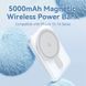 УМБ Vention Magnetic Wireless 5000mAh 20W 3A, PD 1xUSB-C,Light Indicator, White (FHSW0) [402222], фото 5
