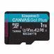 Карта пам'яті microSDXC (UHS-1 U3) Kingston Canvas Go! Plus 1Tb class 10 A2 V30 (R200MB/s, W-160MB/s) (SDCG4/1TBSP) [802877], фото 1