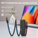 Кабель Promate Springy USB Type-C - USB Type-C (M/M), 3 A, 60 W, 1.2 м, Black (springy.black) [604303], фото 6