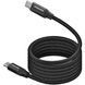 Кабель Promate Springy USB Type-C - USB Type-C (M/M), 3 A, 60 W, 1.2 м, Black (springy.black) [604303], фото 8