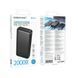 Зовнішній акумулятор BOROFONE BJ80A Clever 22.5W+PD20W fully compatible power bank(20000mAh) Black (6941991121616) [806355], фото 2