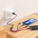 Кабель HOCO X76 USB to iP+Type-C+Type-C+Micro 2A, 1m, nylon, aluminum connectors Black+Red+Blue (6931474768650) [805251], фото 5