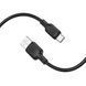 Кабель BOROFONE BX113 Lenny silicone charging data cable Type-C(L=1M) Black (6941991115431) [803312], фото 4