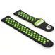 Ремінець BeCover Vents Style для Xiaomi iMi KW66/Mi Watch Color/Watch S1 Active/Haylou LS01/LS05 Black-Green (705802) [618333], фото 2