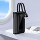 Зовнішній акумулятор HOCO J162A Full power 22.5W+PD20W fully compatible power bank with two cables(20000mAh) Black (6942007663083) [806398], фото 8