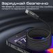 Кабель Promate Springy USB Type-C - USB Type-C (M/M), 3 A, 60 W, 1.2 м, Black (springy.black) [604303], фото 5
