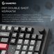 Клавіатура бездротова GamePro Asgard Drakkar Keychron Super Red Switch Black (MK305BK) [616474], фото 13