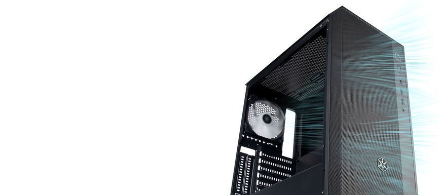 Корпус SilverStone Fara FAR1B-PRO-V2 без БЖ, 2xUSB3.0, 1xUSB2.0, 4x120мм, ARGB VGA 340мм, LCS ready, TG Side Panel, ATX, чорний (SST-FAR1B-PRO-V2) [109546]