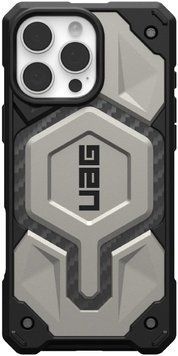 Чохол UAG для iPhone 16 Pro Max, Monarch Pro Magsafe, Titanium (114457113636) [108742]