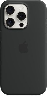 Чохол-накладка Apple Silicone Case with MagSafe для Apple iPhone 15 Pro Black (MT1A3) [614570]
