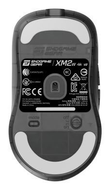 Миша ігрова бездротова Endgame Gear XM2w 4k v2, чорний (прозорий) (PGW-EG-MOU-081) [503877]