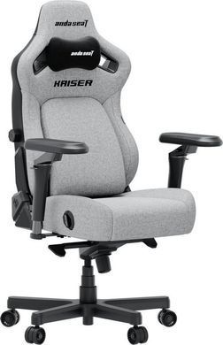 Крісло для геймерів Anda Seat Kaiser 4 V2 Size XL PVC Gray Fabric (AD12YDDC-XLL-20-G-CF-03) [620246]
