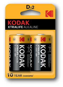 Батарейка Kodak XtraLife LR20 1x2 шт. блістер (30952058) [204446]