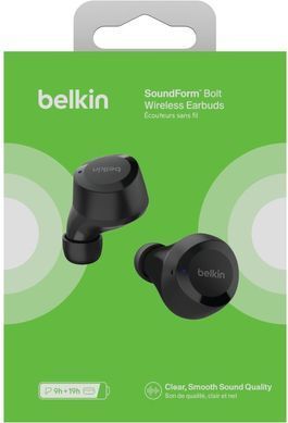 Навушники TWS Belkin Soundform Bolt True Wireless, чорний (AUC009BTBLK) [107498]