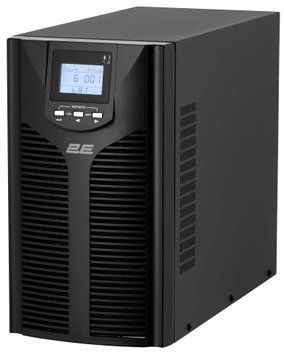 Джерело безперебійного живлення 2E OD3000, 3000VA/2700W, LCD, USB, 4xSchuko (2E-OD3000) [102995]