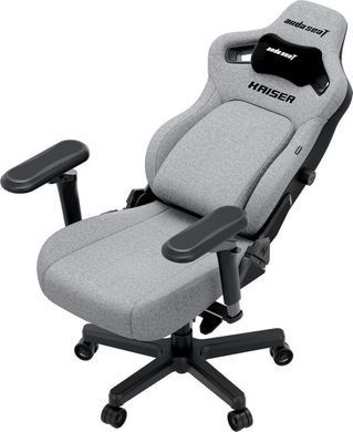 Крісло для геймерів Anda Seat Kaiser 4 V2 Size XL PVC Gray Fabric (AD12YDDC-XLL-20-G-CF-03) [620246]