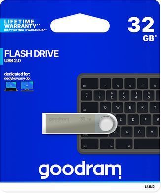 USB Flash GoodRAM 32GB USB 2.0 Unity Retail 9 (UUN2-0320S0R11) [404191]
