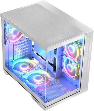 Корпус Modecom VOLCANO PANORAMA APEX ARGB 5F MIDI WHITE без БЖ ATX (AT-PANORAMA-5F-ARGB-20-00) [402969]
