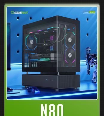 Корпус для ПК GAMEMAX (N80 BK) [303373]