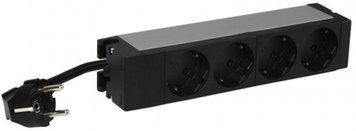 Пристрій розподілення електроживлення Legrand Rack PDU, 1U, 16А, (4) Schuko, кабель живлення 1м (646801) [12932]