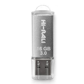 Флеш-накопичувач USB3.0 16GB Hi-Rali Rocket Series Silver (HI-16GB3VCSL) [614240]