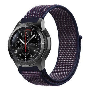 Ремінець BeCover Nylon Style для Samsung Galaxy Watch 42mm/Watch Active/Active 2 40/44mm/Watch 3 41mm/Gear S2 Classic/Gear Sport Deep Blue (705820) [618339]