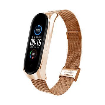Ремінець BeCover Metal для Xiaomi Mi Smart Band 8 Rose Gold (709360) [604861]