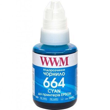 Чорнило WWM Epson L110/210/300 Cyan 140г (E664C) [617273]